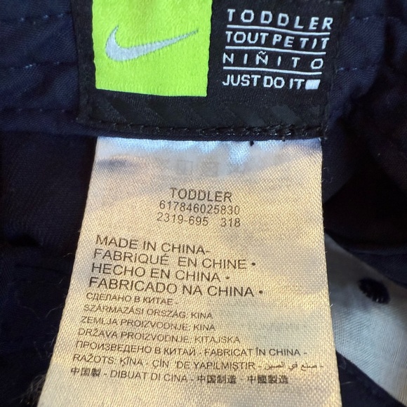 Toddler Classic Nike Swoosh Hat Blue - Picture 6 of 6